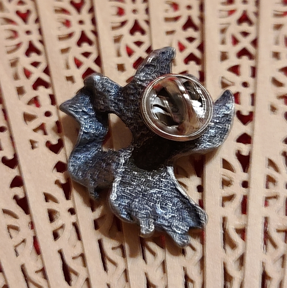 Silver Angel Brooch with Musical Notes Secert Santa Gift For Chruch Friend - Picture 3 of 8